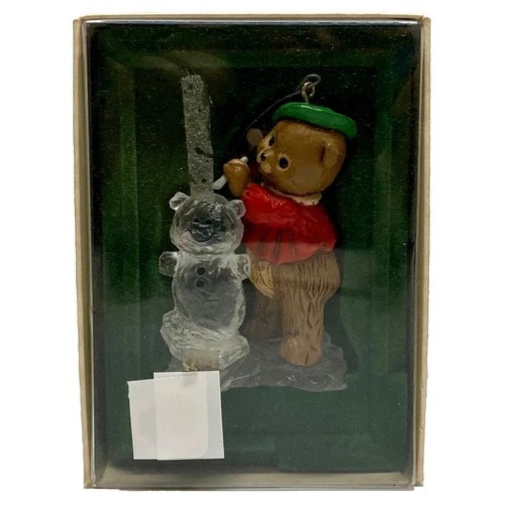 Vintage Christmas Ornament1981 "Ice Sculptor" Keepsake #OX432-2 Holiday Deco GUC